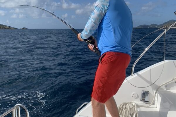 Prepping for BVI Fly Fishing on a Sailing Catamaran – 2024